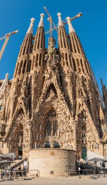 Sagrada Familia, Spain, Barcelona, September 2017, Cathedral des
