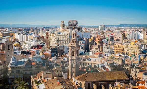 Valencia, İspanya 'nın panoramik görüntüsü