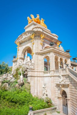 Fountain Park Ciutadella ( Parc de la Ciutadella ) in Barcelona,