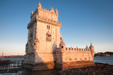 Belém Tower (Torre de Belém) veya St Vincent Tower bir için