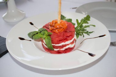 Karpuz menü somon ile