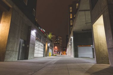 Binalar gece Seattle