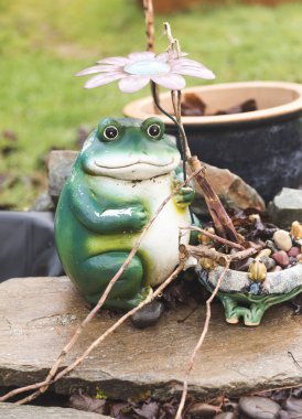 Arka yard taş gölet