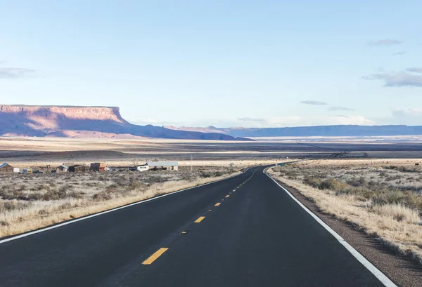 Desert Highway Landscape in Arizona — Stock Photo, Image