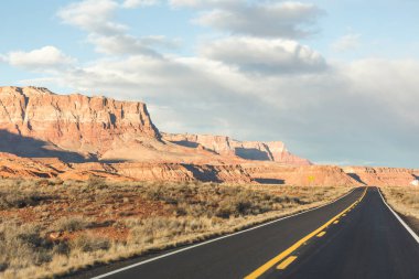 Arizona Çölü manzara otoyol