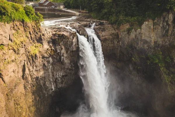 Quedas de Snoqualmie no estado de Washington — Fotografia de Stock