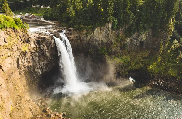 Washington eyaletinde Snoqualmie Falls — Stok fotoğraf