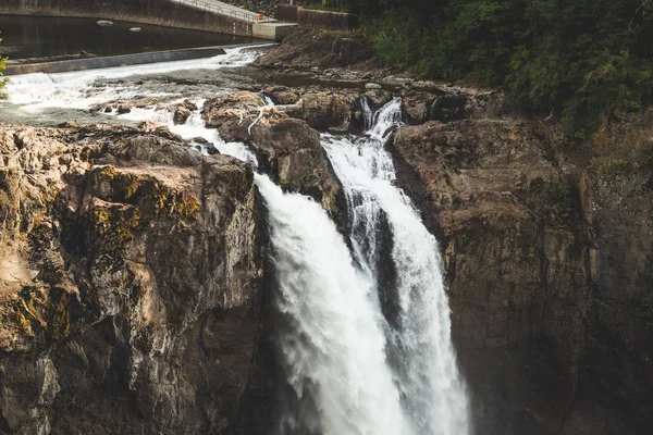Snoqualmie Falls en Washington — Foto de Stock