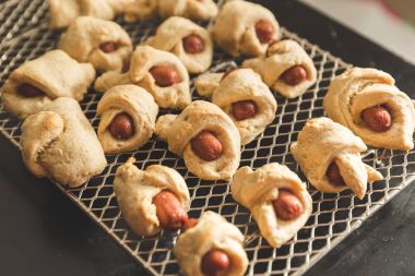 Home Made Pigs in a Blanket clipart