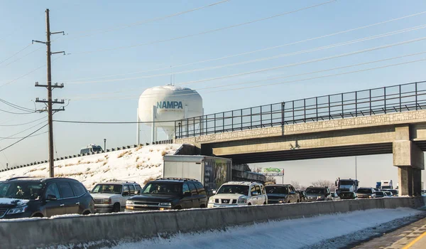 Nampa, Idaho Torre de Agua cerca de la autopista — Foto de Stock