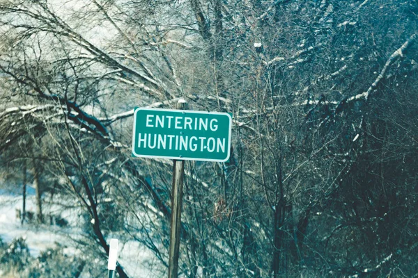 Entrando em Huntington Oregon — Fotografia de Stock