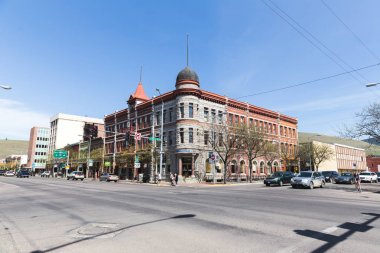 Downtown Buildings in Missoula, Montana clipart