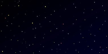 Panoramik gece yıldızlı gökyüzü. 1