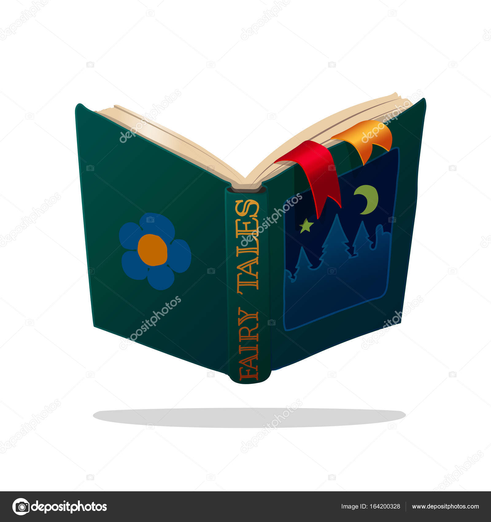 Vector cartoon object illustration. Old open book of fairy tales. Stock Vector Image by ©Vetra_Kori #164200328 Vector cartoon object illustration. Old open book of fairy tales. Stock Vector Image by ©Vetra_Kori #164200328