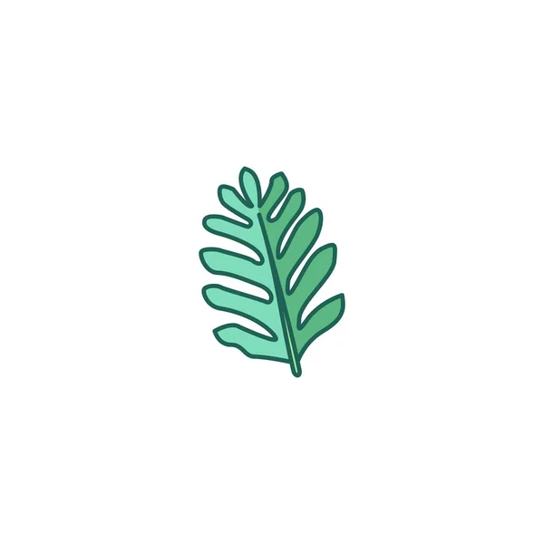 Vector Hand Drawn Cute Plant Clip Art — Stock Vector