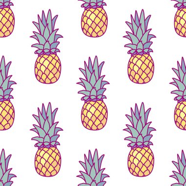 vektör tropikal besin dikişsiz klip sanatı