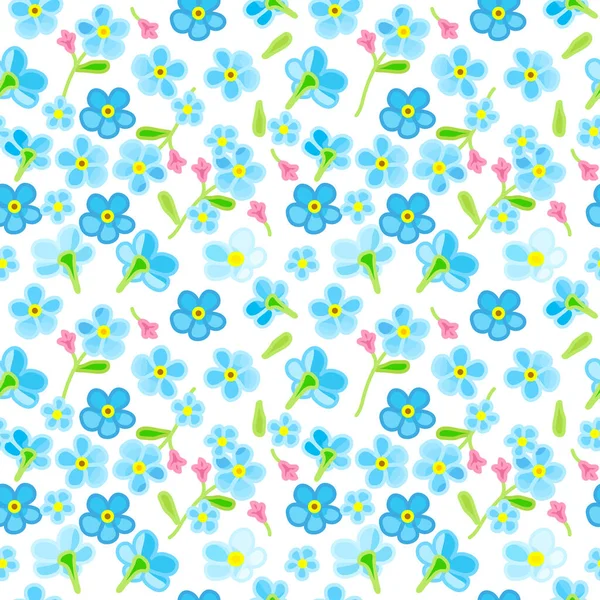Vector Nature Seamless Pattern Clip Art — 스톡 벡터