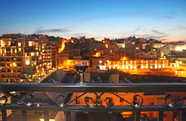 gün batımı, balkon, bardağı