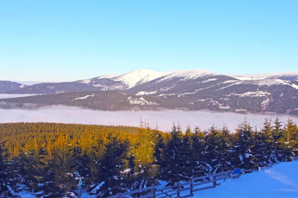 Winterliche Berglandschaft — Stockfoto