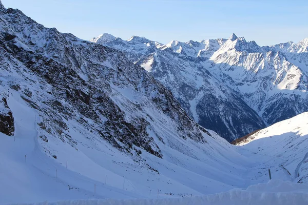 Lutning på skidorten — Stockfoto