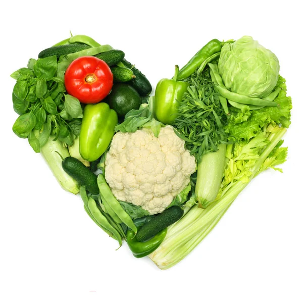 Love vegetables concept — Stock Photo, Image