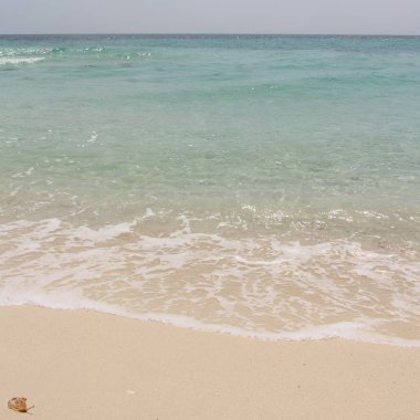 kumlu plajı ve dalga