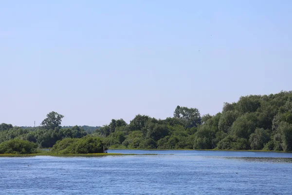 Yaz aylarında Volkhov Nehri — Stok fotoğraf