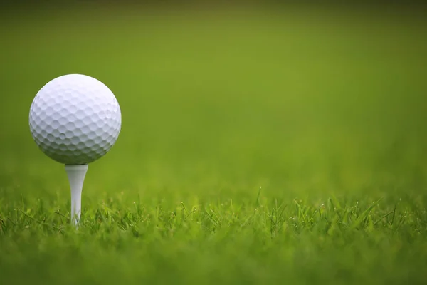 Pelota de golf en T —  Fotos de Stock