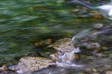 Buzul nehir yakın çekim