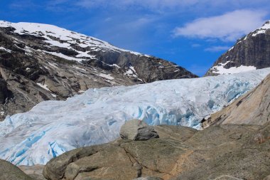 Norveç'te Nigardsbreen Buzulu