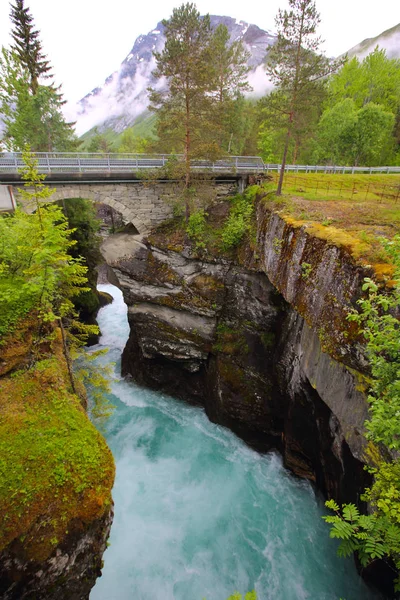 Ledovcové řeky, Norsko — Stock fotografie