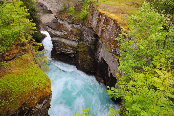 Glaciala river, Norge — Stockfoto
