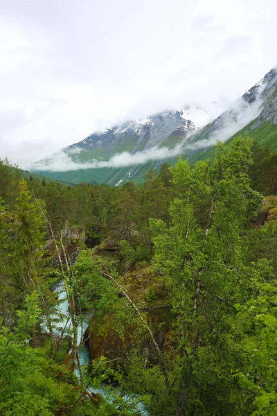 Glaciala river, Norge — Stockfoto