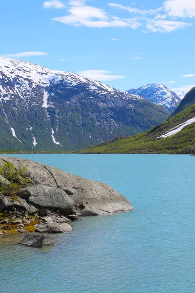 Paisaje de montaña de Noruega — Foto de Stock