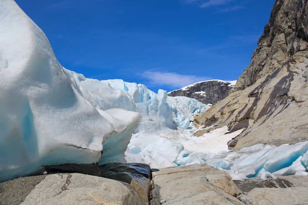 노르웨이에서 Nigardsbreen 빙하 — 스톡 사진