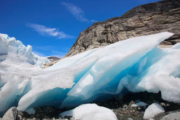 Ледник Нигардсбрин в Норвегии — стоковое фото