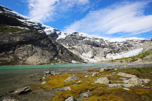 Norveç'te Nigardsbreen Buzulu — Stok fotoğraf
