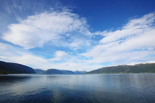 Visa på Sognefjorden, Norge — Stockfoto