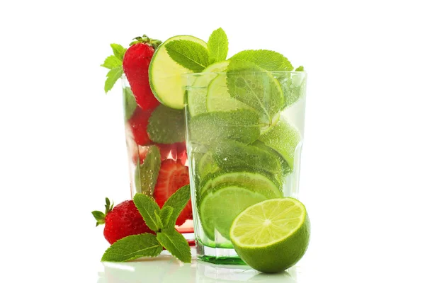 Cassic dan strawberry mojito — Stok Foto