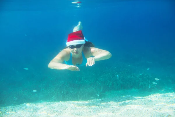 Vacaciones de Navidad en el mar —  Fotos de Stock