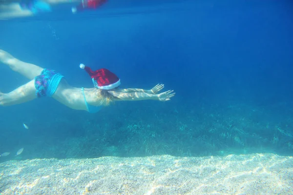 Vacaciones de Navidad en el mar —  Fotos de Stock