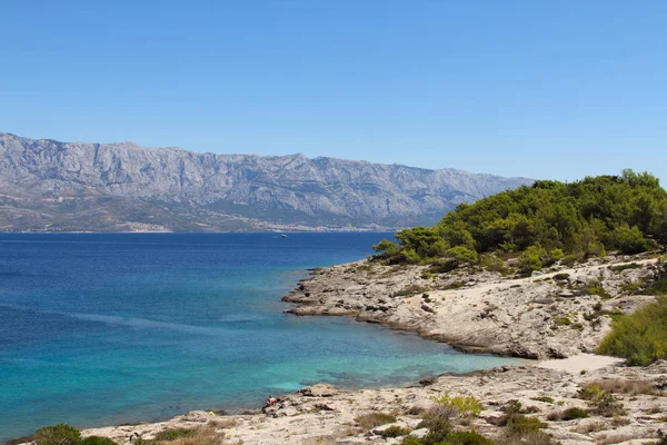 Landscape with sea and mountains — Stock Photo, Image