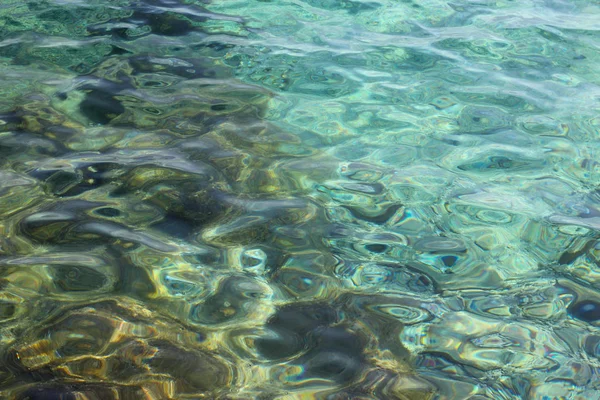 Fondo superficie acqua di mare — Foto Stock