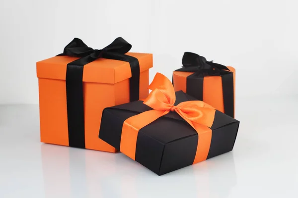 Halloween gift boxes — Stock Photo, Image