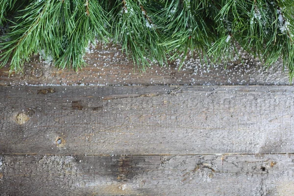 Weihnachtskarte auf Holzgrund — Stockfoto