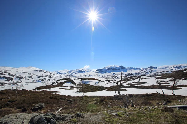 Valle de primavera paisaje — Foto de Stock