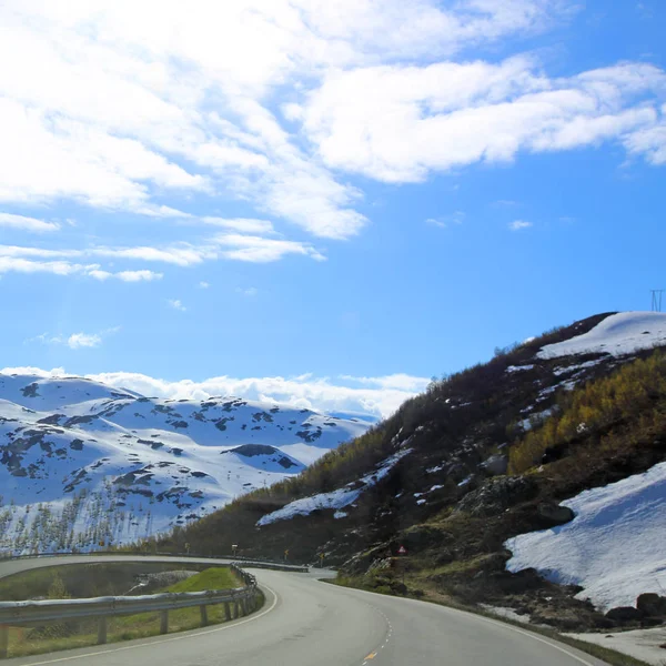 Kurviga vägen i Norge — Stockfoto