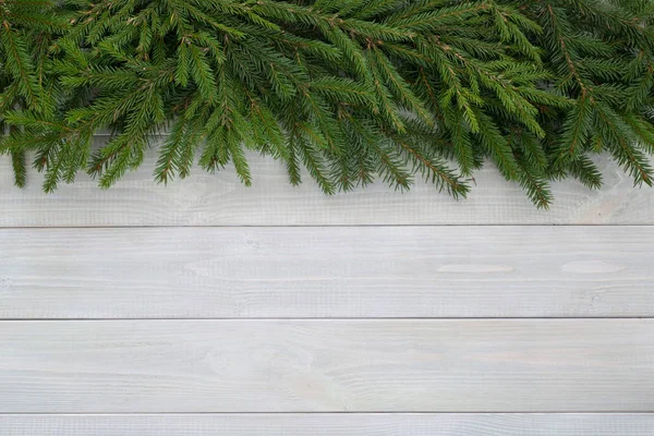 Fondo de Navidad con ramas de abeto —  Fotos de Stock