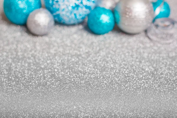 Christmas background with balls — Stock Photo, Image