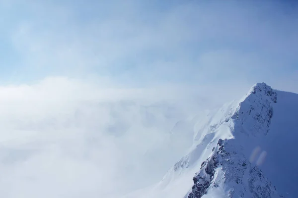 Gunung musim dingin di Soelden — Stok Foto